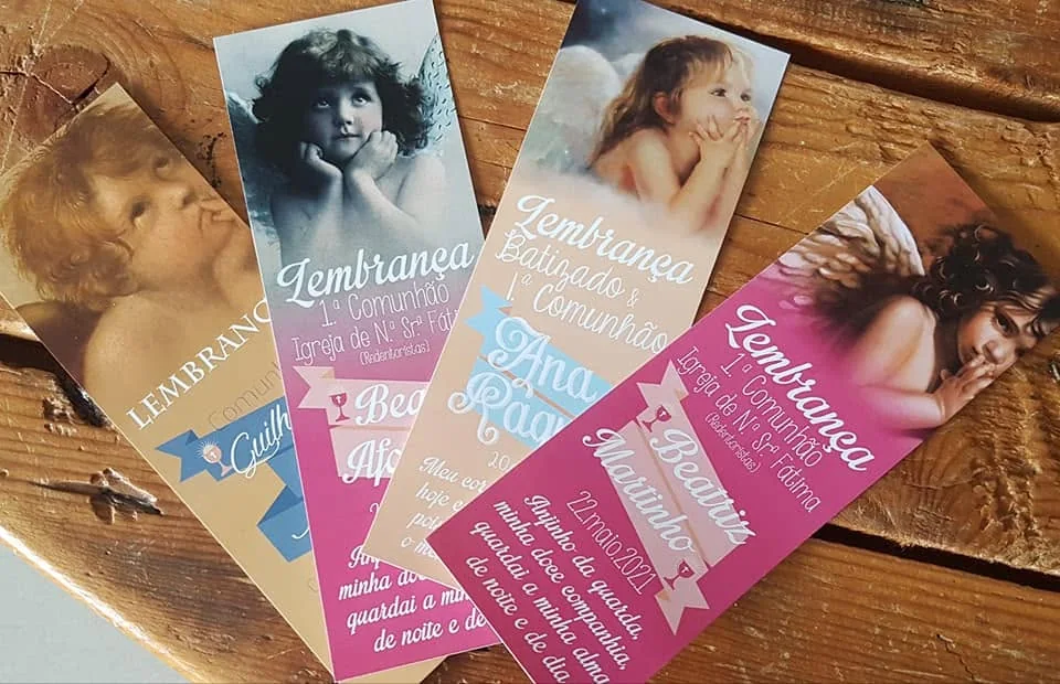 Artigos personalizados para oferecer, celebrar ou guardar uma mensagem.