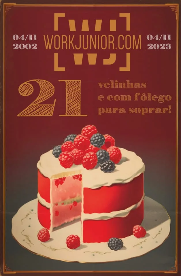 Registo de uma celebração de aniversário da WORKJUNIOR.